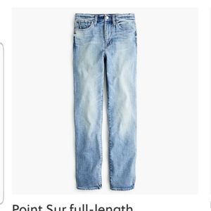 JCrew Point Sur Full-length Shoreditch Jean